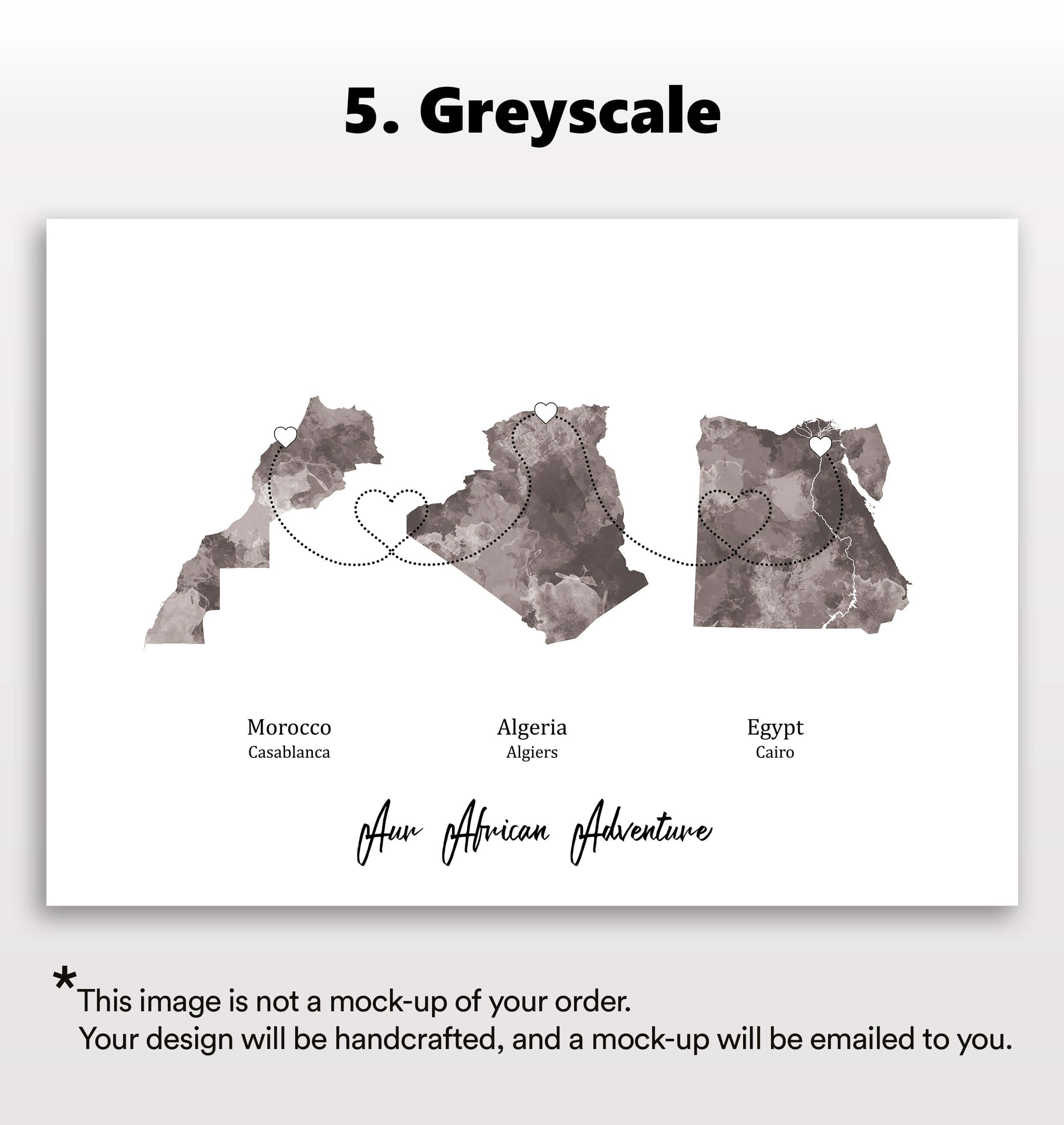Personalised Three Location Print 2.0 - Custom Line (Digital File Only)