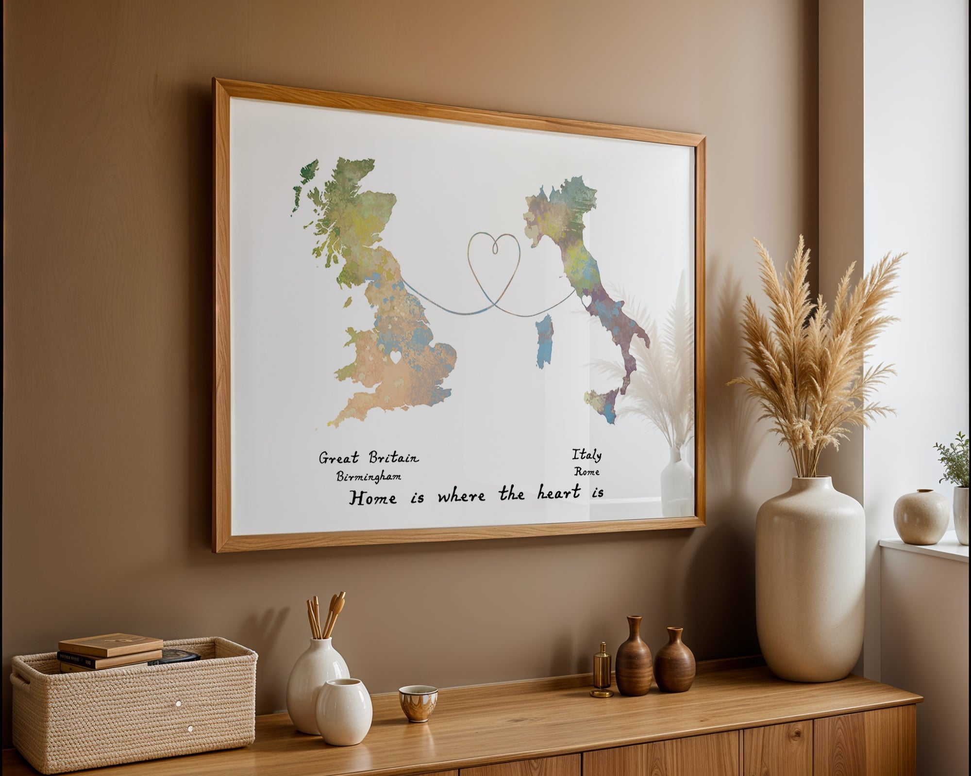Personalised two location Print