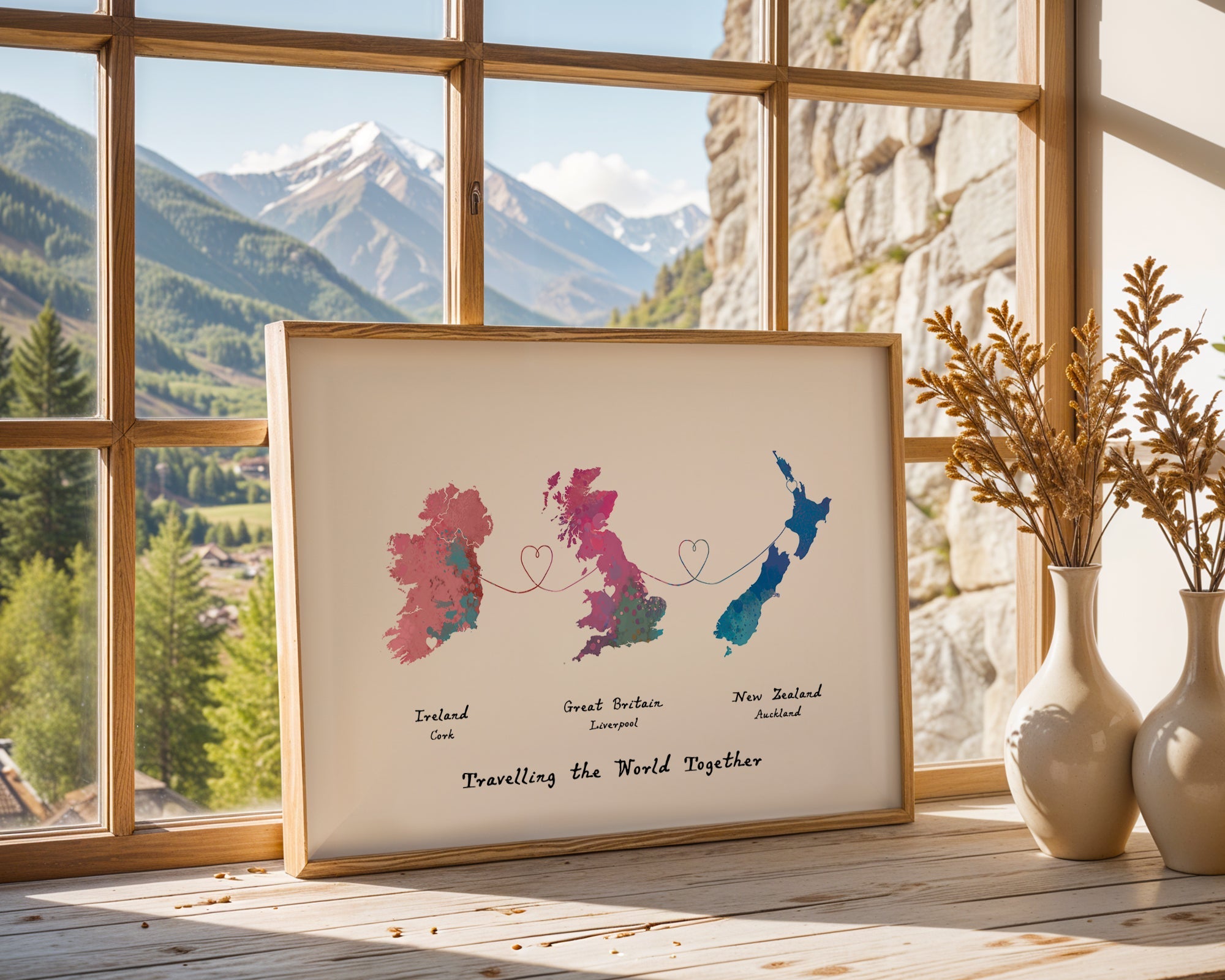 Personalised Three Location Print