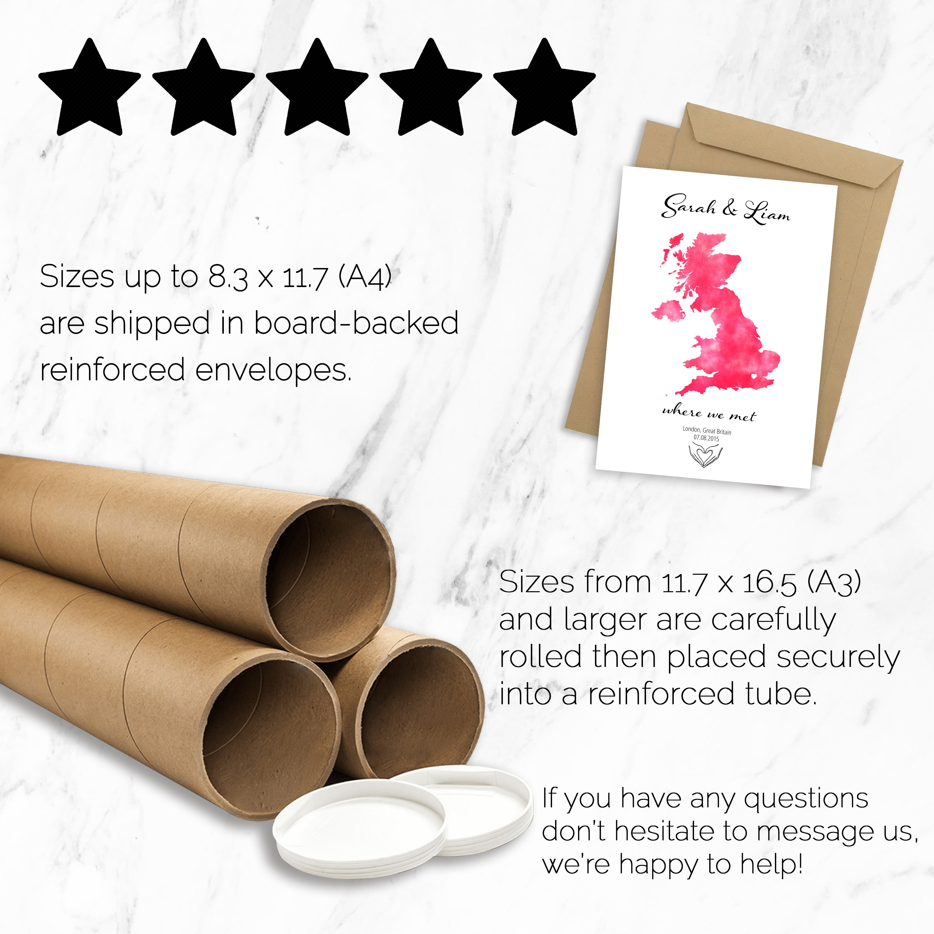 Personalized Where We Met Map Print - Any Country - Poster - Available In 8 Different Colours