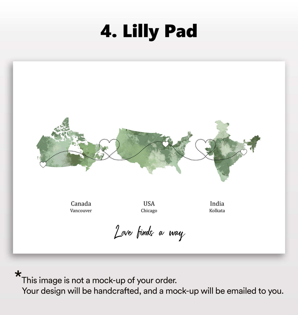 Personalised Three Location Print 2.0 - Custom Line (Digital File Only)