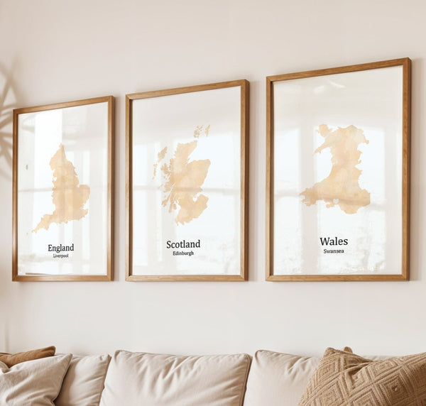 Personalised Three Location Prints 2.0